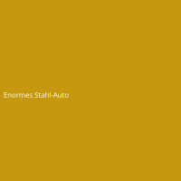 Enormes Stahl-Auto