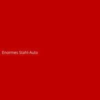 Enormes Stahl-Auto