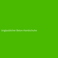 Unglaublicher Beton-Handschuhe