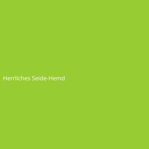 Herrliches Seide-Hemd