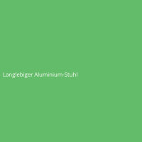 Langlebiger Aluminium-Stuhl