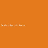 Geschmeidige Leder-Lampe