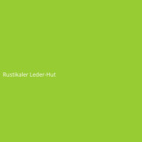 Rustikaler Leder-Hut