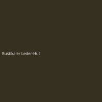 Rustikaler Leder-Hut