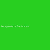 Aerodynamische Granit-Lampe
