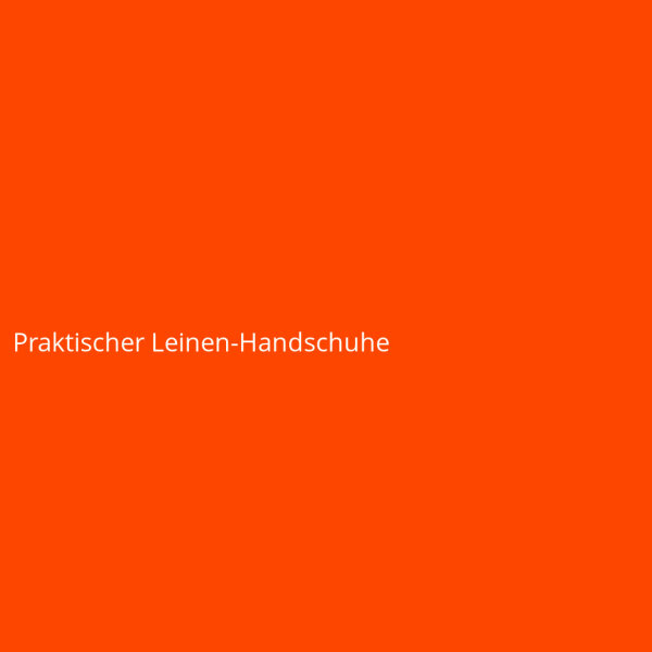 Praktischer Leinen-Handschuhe
